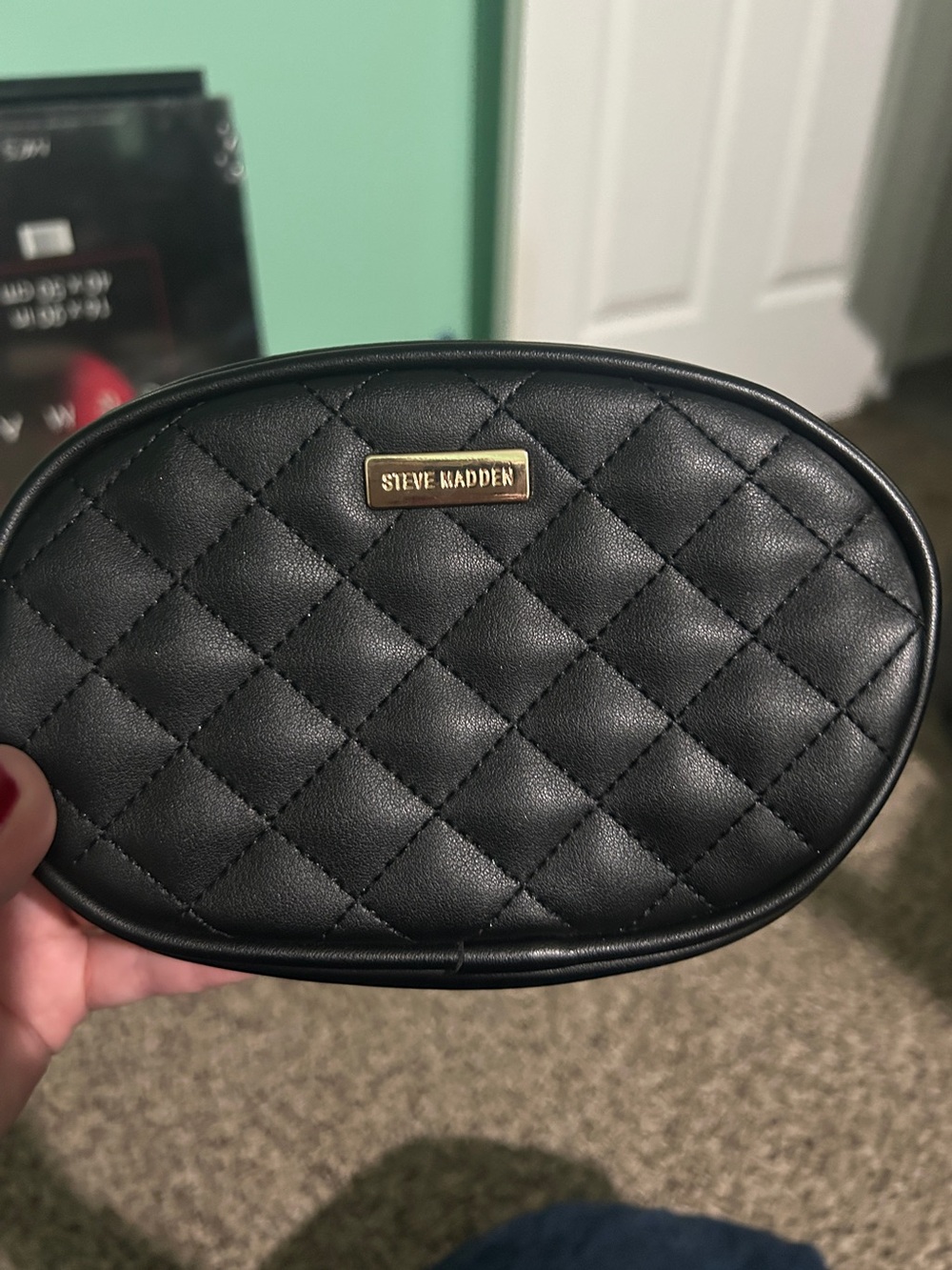 Steve Madden Quilted Belt Bag Clutch